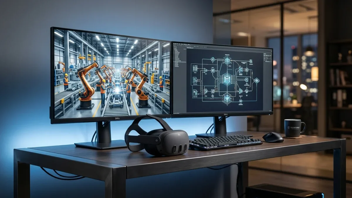 Unity ve Unreal Engine ile endüstriyel üretim simülasyonu